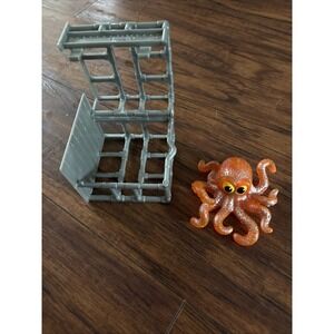 Fisher Price Great Adventures Vintage 1997 Submarine Ship Wreck OCTOPUS and Cage